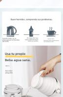 Hervidor De Agua Plegable Para Viaje 304 Acero Inoxidable Botella De Leche Para Bebé Portátil a Prueba De Fugas Y Comprimible - details 2