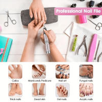 LULAA Máquina De Manicura Inalámbrica Para Pósteres Profesionales Bricolaje De Uñas Eliminación De Piel Muerta Recargable Set Completo - details 11