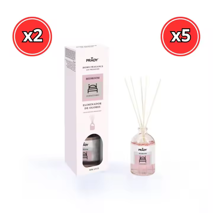 Prady MIKADO AMBIENTADOR AROMAGUARD 100 ML - ELIMINADOR DE OLORES PARA ESTANCIAS DEL HOGAR - PACK DE 2 - 1