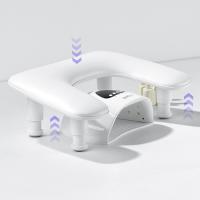 Almohada De U Para Arte De Uñas Ajustable Y Levantable Con Soporte Desmontable De Cuero PU Diseño Inclinado Almohada De Mano Para Uñas - details 5