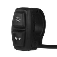 Interruptor De Luz Para Bicicleta Eléctrica DK226 Con Botón Para Motocicleta Controla Señal De Giro Y Bocina Material Plástico Color Negro - details 12