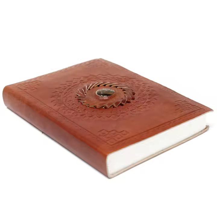 Cuaderno de cuero Ojo de tigre - 1