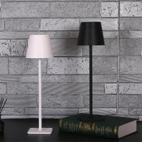 Lámpara De Escritorio Recargable LED Con Interruptor Táctil 3 Colores Ajustable Para Decoración De Dormitorio Sala De Estar Barra De Comida Iluminación - details 9