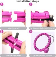 Hula Hoop Fitness Adultos y Niños, Aros de Fitness con Cintura Ajustable, Smart Hula Hoop Masaje de 360° con 24 segmentos para Bajar de Peso, No se Cae, Apto para Principiantes - details 0