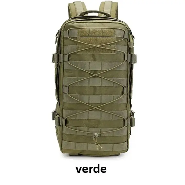Mochila Táctica Impermeable Para Hombres Deporte Al Aire Libre Montañismo Senderismo Bolsa Multifuncional De 45L Material 600D - 1