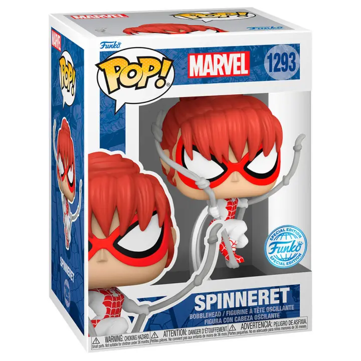 Figura Pop Marvel Spider-Man Spinneret Exclusive-Figura de Vinilo Coleccionable - Idea de Regalo- Mercancia Oficial - Juguetes para Niños y Adultos - Movies Fans - Muñeco para Coleccionistas y Exposición - 1