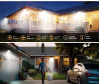 Luces Solares Exteriores 234LED 3 Modos Sensor De Movimiento Luz De Inundación Con Control Remoto IP65 Impermeable Seguridad Para Fuera - details 10