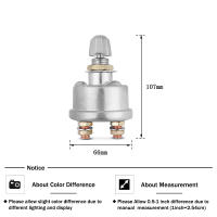 Interruptor De Desconexión Maestro 12V Isolador De Corte Para Batería Alto Corriente Interruptores Y Relés Para Automóviles - details 5