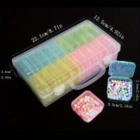 Caja De Almacenamiento Multicolor Y Transparente De Plástico Con 20 Compartimentos Para Herramientas Y Suministros DIY - details 2