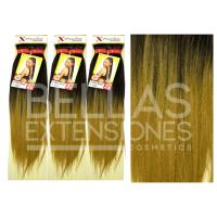Bellas Extensiones - X-pression Ultra Braid Pre-Peigne / - 100% Kanekalon - (3 paquetes) - DISPONIBLE EN 38 COLORES - Extensión de pelo para hacer trenzas 116,84 cm, 160 g por paquete - Cabello sintetico 100% fibra sintética - Fibra trenzada - details 23