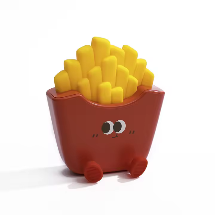 Lámpara Nocturna De Silicona En Forma De Fresa Con Control Por Toque Regalo Sorpresa Para Niños Y Amigos Luz Suave Y Segura - 1