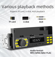 Reproductor De Radio Para Coche 1Din MP3 Bluetooth USB TypeC TF AUX Con Soporte Para Teléfono Multimedia In-Dash 12V - details 7