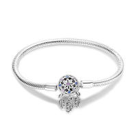 Pulsera De Plata Esterlina 925 Con Estrella Luna Mariposa Corazón Y Puño De Zirconia Para Mujer Pulsera De Moda Para Fiestas Y Joyería DIY - details 16