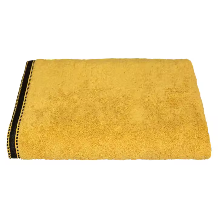 Toalla baño premium color mostaza 100x150cm - 1