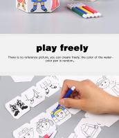 Juguetes De Arte DIY Para Niños Libro De Dibujo Y Pintura Interactivo Rotativo Graffiti Puzzle Educativo Papel De Relleno Colorido Para Niños Entre 3 Y 12 Años - details 1
