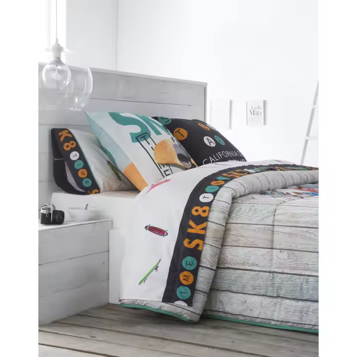 JVR - Sabana modelo SKATE - Tejido 100% Algodón - Estampado digital - Fabricado en España - Cama 90/105/135/150 - 1
