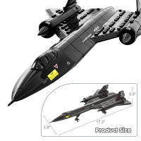 Modelo De Avión SR-71 Blackbird Juguete De Combate Espacial Para Niños Set De Bloques De Construcción DIY 183 Piezas - details 7