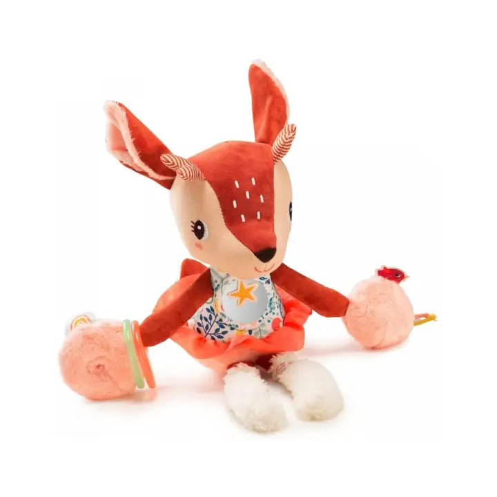 Lilliputiens Peluche Multiactividad Stella Ciervo 83300 - Ideal para Bebés - 1