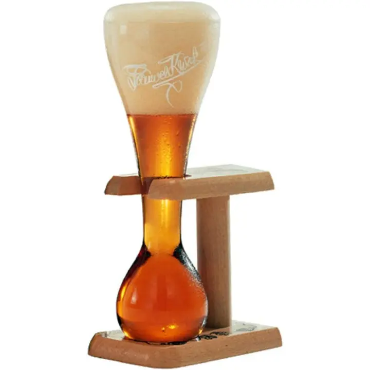 1 ud x Vaso Kwak Completo Base de Madera+ Cristal - 1
