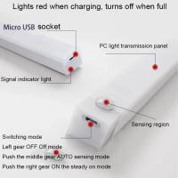 Tira De Luz Inteligente LED Magnética Con Sensor De Movimiento Autoadhesiva Para Armario De Vino Y Gabinete Luz Subyacente Controlable Por Movimiento - details 9