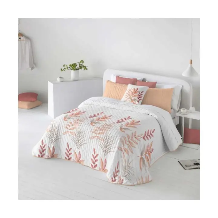 Colcha Bouti Reversible Zarine con Tacto Suave y Esquinas Redondeadas - 1