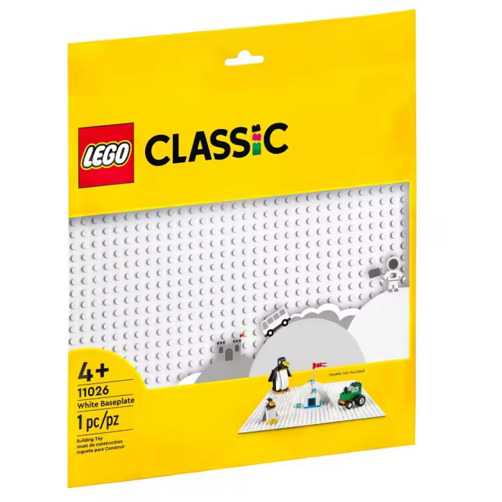 LEGO CLASSIC - PLANCHA DE BASE BLANCA - 11026, TIENDA CON LICENCIA OFICIAL - 1