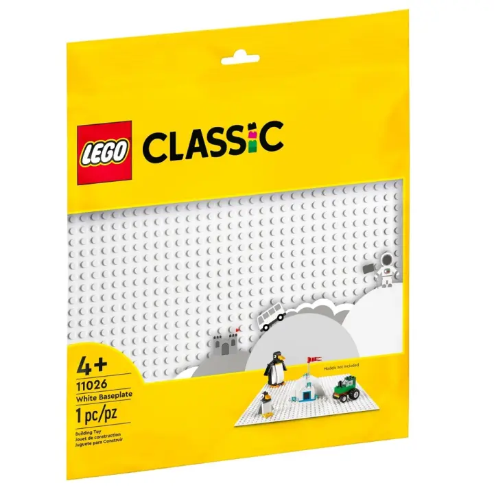 LEGO CLASSIC - PLANCHA DE BASE BLANCA - 11026, TIENDA CON LICENCIA OFICIAL - 1