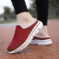 Zapatillas Casuales De Algodón Para Hombre Invierno Cómodas Y Cálidas Zapatillas De Casa Con Piel Media Botas De Nieve Suela EVA Zapatos Planos Suaves Talla Verdadera Para Adultos - details 28