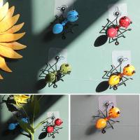 4/2pcs Escultura De Hierro De Abeja Para Jardín Decoración De Pared Exterior Figura De Piedra Para Patio Jardín Y Escritorio - details 9