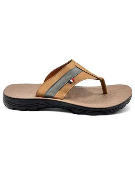 Timbos Sandalia esclava de hombre camel 131562 - 1
