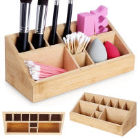 Organizador de maquillaje BAMBOO - Almacenamiento de cajones para organización de muebles y accesorios de belleza - details 0