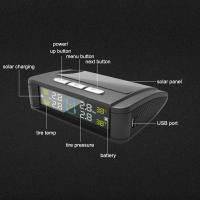 Sistema De Monitoreo De Presión De Neumáticos Para Coche RV Camión Con 6 Sensores Externos 180° Ajustable Bracket Impermeable TPMS Wireless - details 15