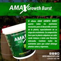 Amax Growth Burst 1kg - Fertilizante de crecimiento - Amax ferts, Abono sólido de amplia variedad de nutrientes. - details 0