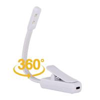 Luz De Lectura LED Con Lámpara Portátil Y Recargable Para Viajes Y Estudio Luz De Libro Con Pinzas Para Camping - details 7