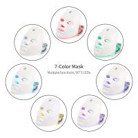 Máscara Facial LED Recargable De 7 Colores Terapia Fotónica Para Rejuvenecimiento De Piel Eliminación De Acné Y Arrugas Iluminación De Belleza - details 13
