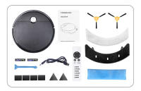 Aspiradora Inteligente Recargable USB Con Tanque De Agua Mopa Robot Succión Fuerte Para Pisos Secos Y Húmedos Limpiador Automático - details 12