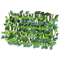 Valla De Privacidad Expansible De Iva Artificial Jardín Decorativo Falso Trellis Para Balcones Patios Decoraciones Exteriores - details 4