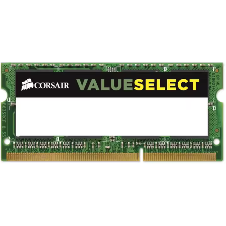 Memoria RAM Corsair ValueSelect 8GB/ DDR3/ 1600MHz/ 1.35V-1.5V/ CL11/ SODIMM - 1