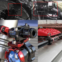 Soporte Universal Para Faros LED Y Señales De Neblina De 22-32mm Para Motocicleta Accesorios Metálicos De Montaje En Manillar - details 3