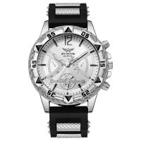 Reloj De Pulsera De Cuarzo Para Hombre AliExpress Con Gran Dial De Silicona Azul Luz De Luz Estilo Deportivo Y Casual En Stock - details 2