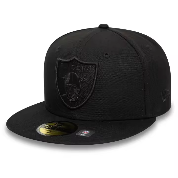 Gorra New Era 59Fifty Las Vegas Raiders para hombre en color negro - 1