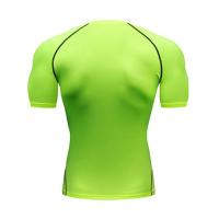 Camiseta De Compresión Para Hombre Verano Deporte Fitness Gimnasio Secado Rápido Running Tops De Entrenamiento Cuello Redondo T-Shirt Deporte Corporal - details 10