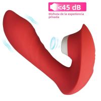 Vibrador Para Mujeres Con Estimulación De Los Puntos G Y Líbido 10 Modos Masajeador De Clítoris Dildo Ajustable De Silicona - details 3