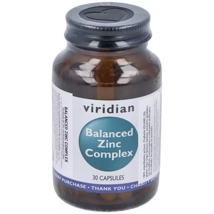 Viridian Complejo De Zinc Equilibrado 30Cáps - 1