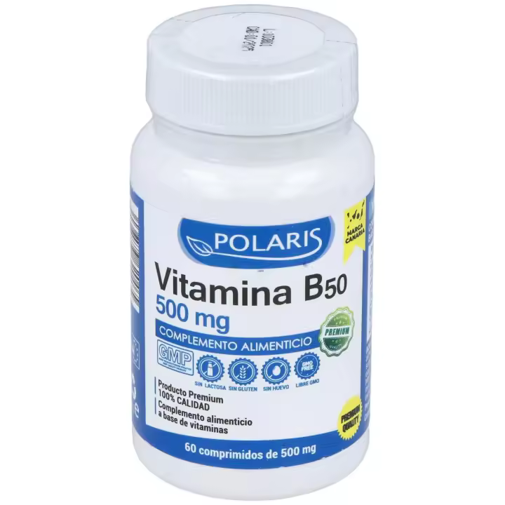 Polaris Vitamina B50 500Mg 60Comp - 1