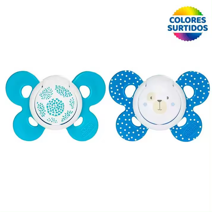 Chicco Chupete Physio Comfort Silicona Niño 6-16 M 2Uds - 1