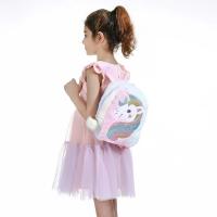 Mochila De Niñas Con Diseño De Unicornio Y Tie-Dye De Gran Capacidad Para Escuela Con Cierre De Cremallera Mochila Suave Con Manija Y Hombros Ajustables - details 9