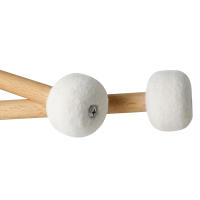 Palo De Batería De Madera Sólida Con Felpa Calidad Superior Accesorio De Percusión Para Timpani Y Batería De Marcha - details 6