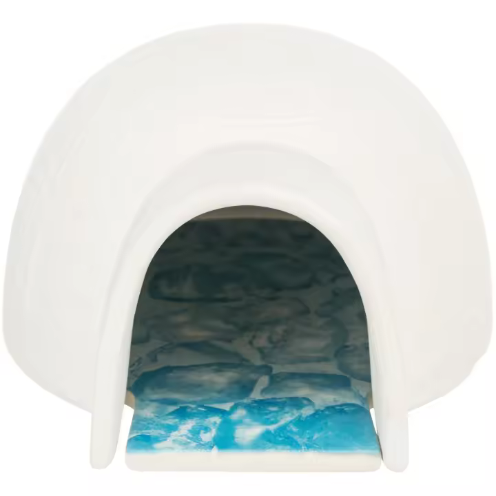 TRIXIE Iglú con placa de refrigeración - Pack de 3 unidades blanco - 1