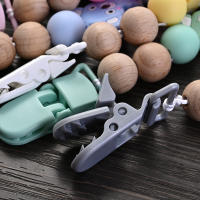 Portador De Chupete De Silicona Para Bebé Con Cadena De Dientes De Animales De Peluche Soporte Para Chupete Y Mordedor De Madera Para Niños Mayores De 4 Meses - details 1
